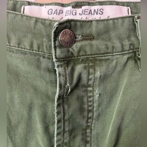 Vintage 90’s Gap Big Jeans Green Shorts